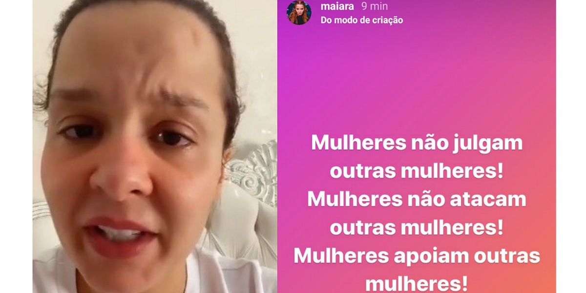 Em live, Maiara revela ataques e faz pedido após término com Fernando Zor (Foto: Reprodução/Instagram)