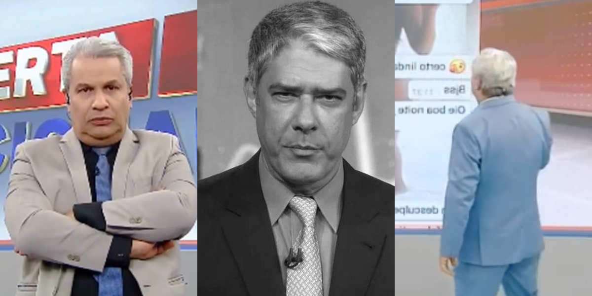 Sikêra Jr., William Bonner (Foto: Montagem)