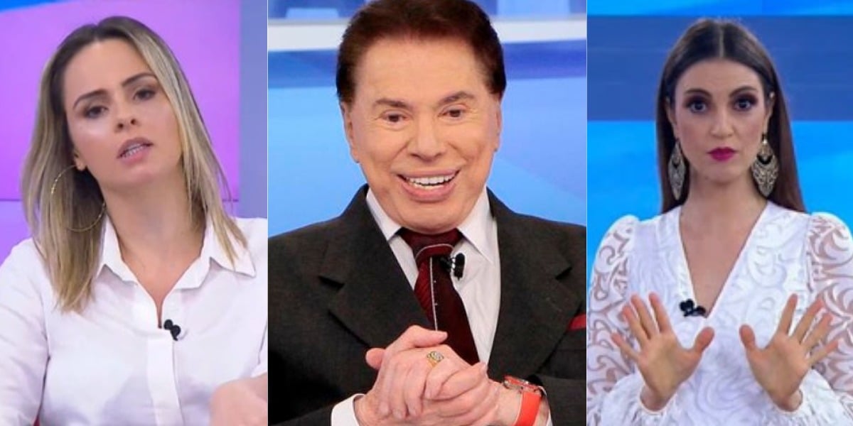 Silvio Santos dispensou Ana Paula Renault e manteve Chris Flores às tardes (Foto: Reprodução/SBT)