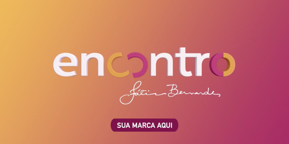 Logo do Encontro com a marca patrocinadora em possibilidade de patrocínio (Foto: Reprodução)