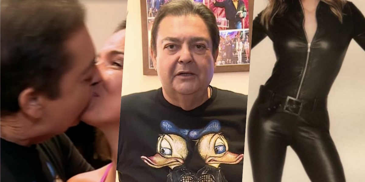 A mulher misteirosa de Faustão está dando o que falar (Foto montagem: TV Foco)