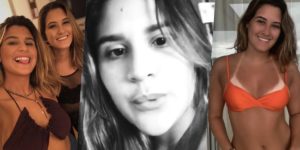 Giulia Costa, amiga de Bia Bonemer, abriu seu coração e falou de um vício (Foto montagem: TV Foco)