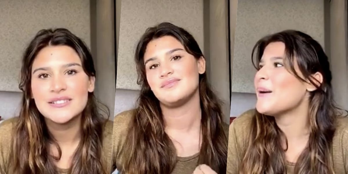 Giulia Costa na live da TodaTeen (Foto: reprodução/Instagram)