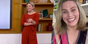 Maria Cândida no Bem Estar da Globo (Foto montagem)