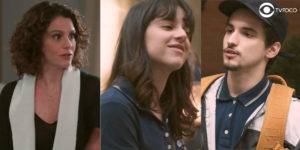 Lica vai rir da mãe em cena de Malhação Viva a Diferença (Foto: Montagem/TV Foco/Reprodução/Globo)