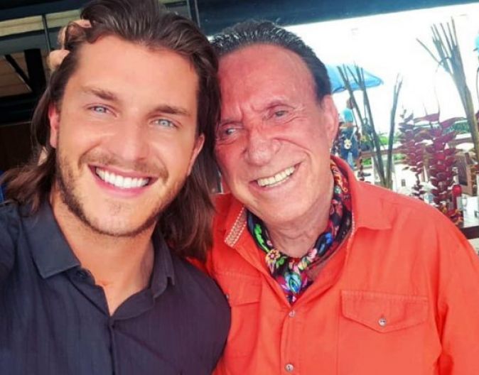 Moacyr Franco e Klebber Toledo (Foto: reprodução)