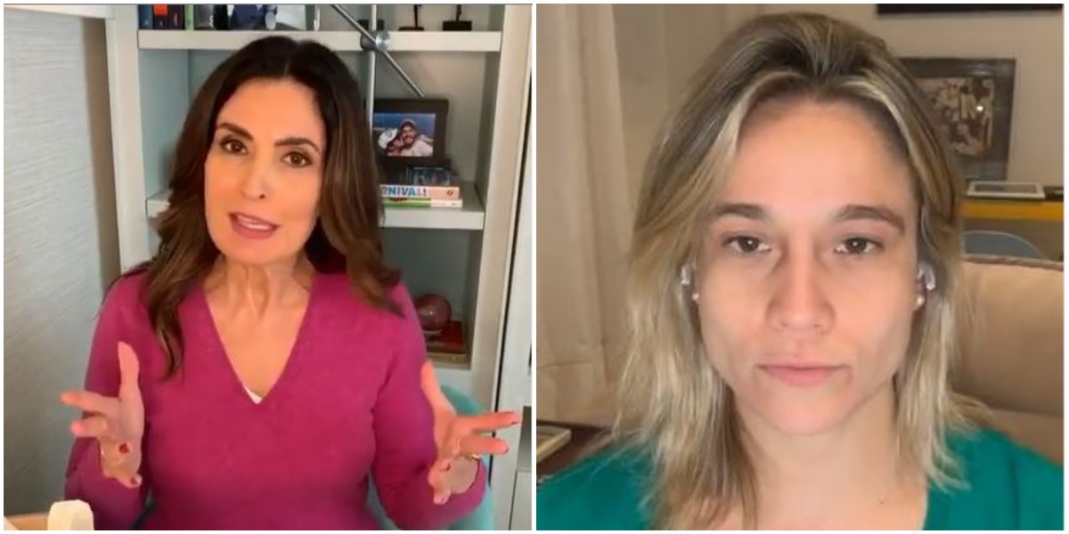 Fátima Bernardes e Fernanda Gentil (Foto: Reprodução)