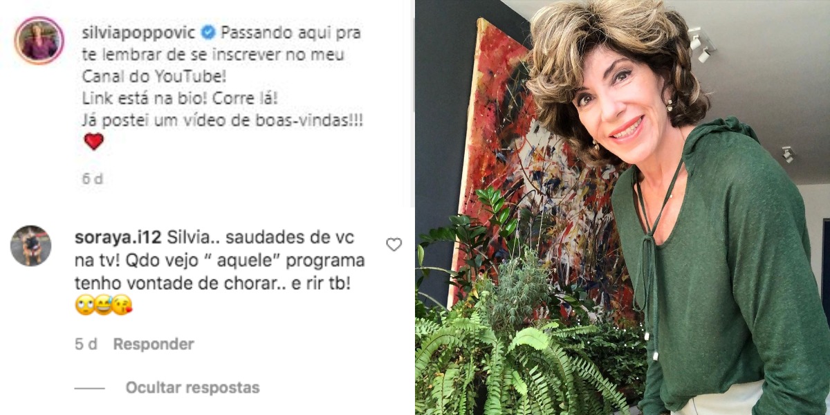 Silvia Poppovic recebeu desabafo de fã (Foto: Reprodução/Instagram)
