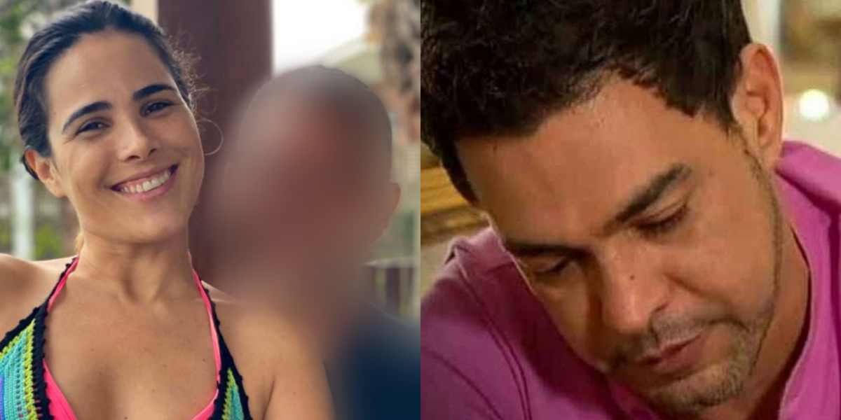 Wanessa, marido e o pai Zezé di Camargo (Foto: Montagem)
