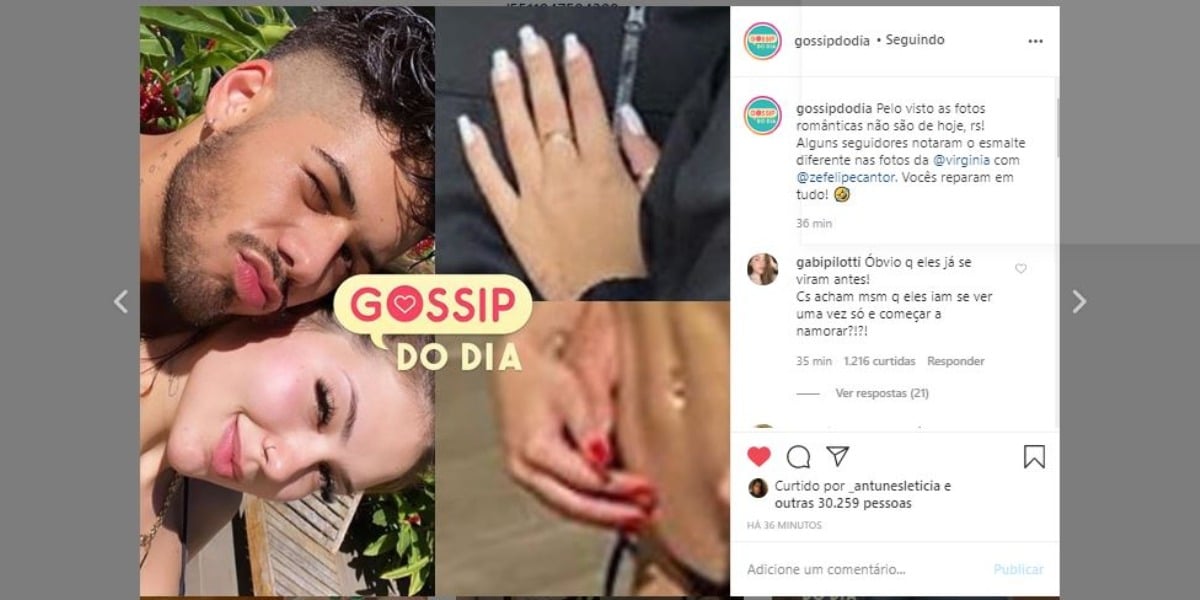 Zé Felipe e Virgínia Fonseca (Foto: Reprodução/Instagram)