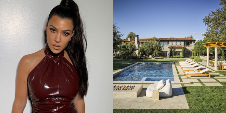Kourtney Kardashian abre as portas de sua mansão de R$ 45 milhões (Foto: Reprodução)