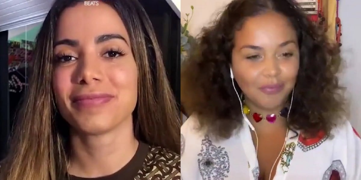 Em live, Anitta ensina passo a passo para ejaculação feminina (Foto: Reprodução/Instagram)