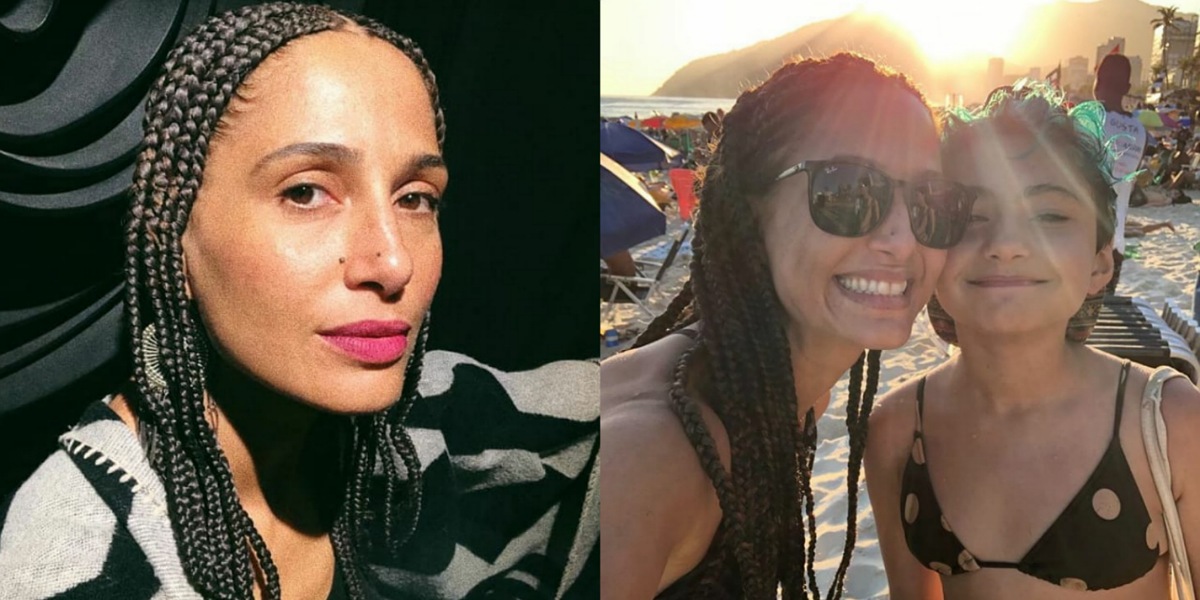 Camila Pitanga e a filha tiveram malária (Foto: Reprodução/Instagram)