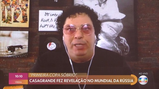 O comentarista Casagrande participou do Encontro com Fátima Bernardes (Foto: Divulgação)