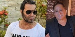 Eduardo Costa e Leonardo não são mais amigos (Foto: montagem)