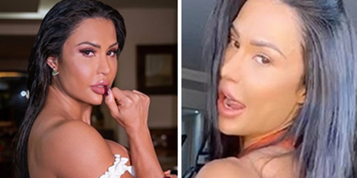 Gracyanne Barbosa apareceu em vídeo ousado nas redes sociais (Foto: Montagem/TV Foco)