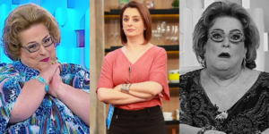 Mamma Bruschetta, está no SBT e Catia Fonseca na Band (Foto: Montagem)