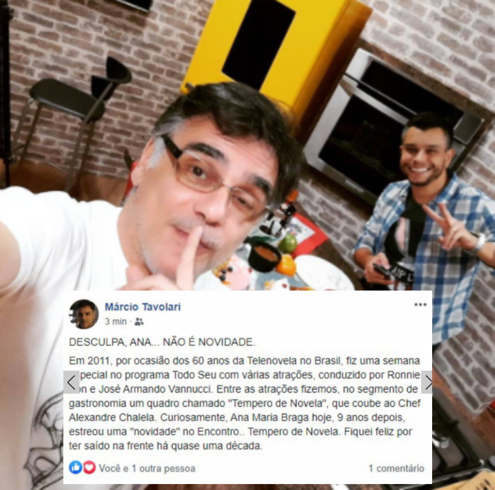 Márcio Tavolari fala sobre Ana Maria Braga (Foto: Montagem)