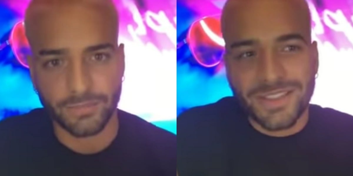 Em live, Maluma explica treta com jogador Neymar (Foto: Reprodução/Instagram)