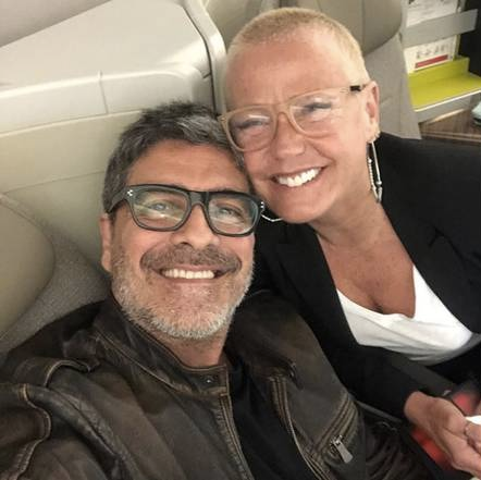 Xuxa e Junno Andrade (Foto: reprodução)