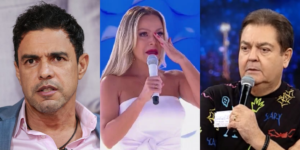 Zezé di Camargo, Eliana e Faustão (Foto: Montagem)