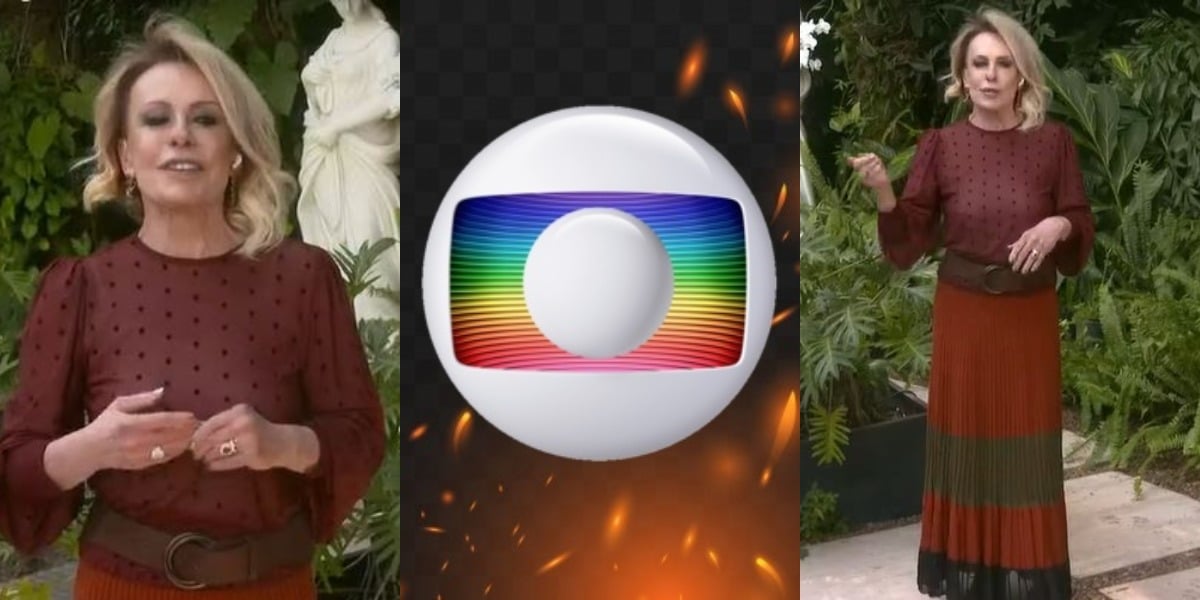 Ana Maria Braga em guerra na emissora (Foto: Reprodução/TV Globo)