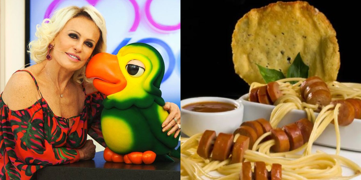 Ana Maria Braga prepara varal de salsicha no Encontro de hoje (Foto: Reprodução)