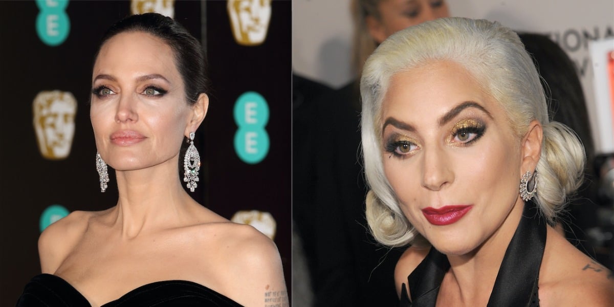 Lady Gaga e Angelina Jolie (Foto: Reprodução)