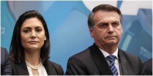 Michelle Bolsonaro ao lado de Jair Bolsonaro - Foto: Reprodução