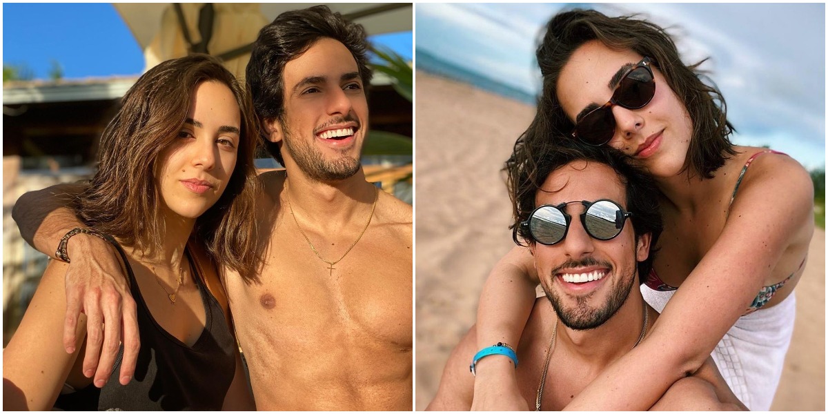 faustão Lara Silva ao lado do namorado, Julinho Casares (Reprodução)
