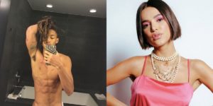 Jaden Smith e Manu Gavassi trocam flertes (Foto: Reprodução)