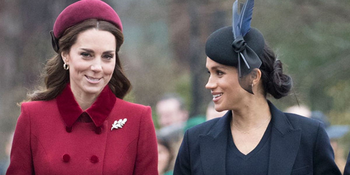 Kate Middleton e Meghan Markle (Foto: Reprodução)