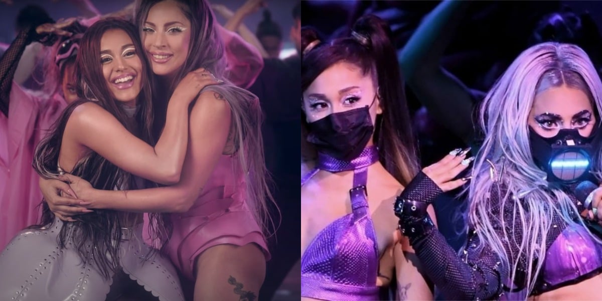 Lady Gaga e Ariana Grande brilham no VMA 2020 (Foto: Reprodução)
