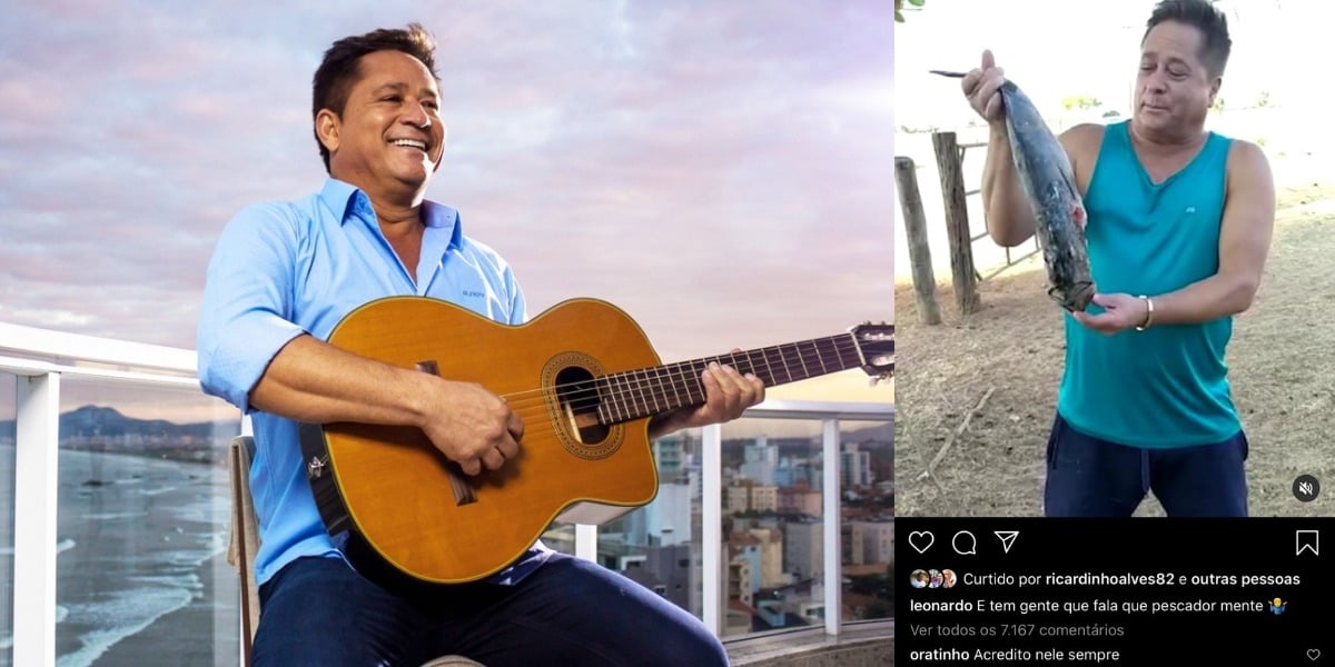 Leonardo divertiu Ratinho (Foto: Reprodução/Instagram)