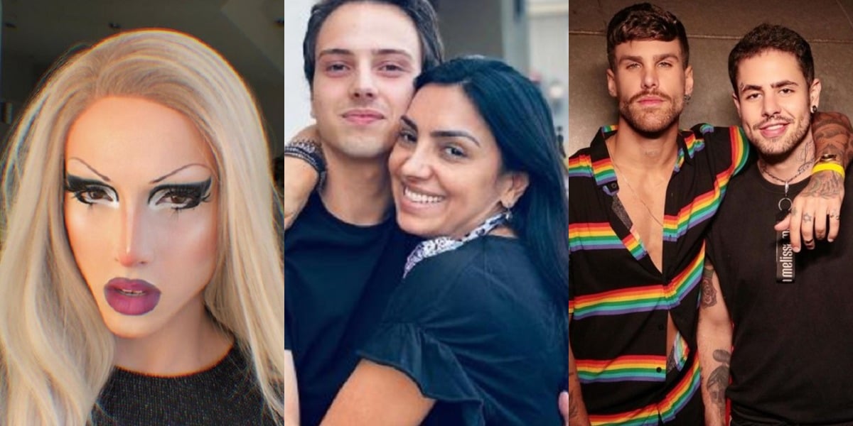 Lucas Santos é filho de Eyshila e é drag queen, e Rodrigo Malafaia é gay e namora Leandro Buenno (Foto: Reprodução/Instagram)