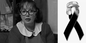 Maria Antonieta, a Chiquinha, sofre luto permanente após morte do marido (Foto: Reprodução)