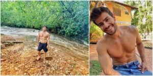 Mariano, da dupla com Munhoz, ostentou corpão e recebeu elogios (Reprodução)