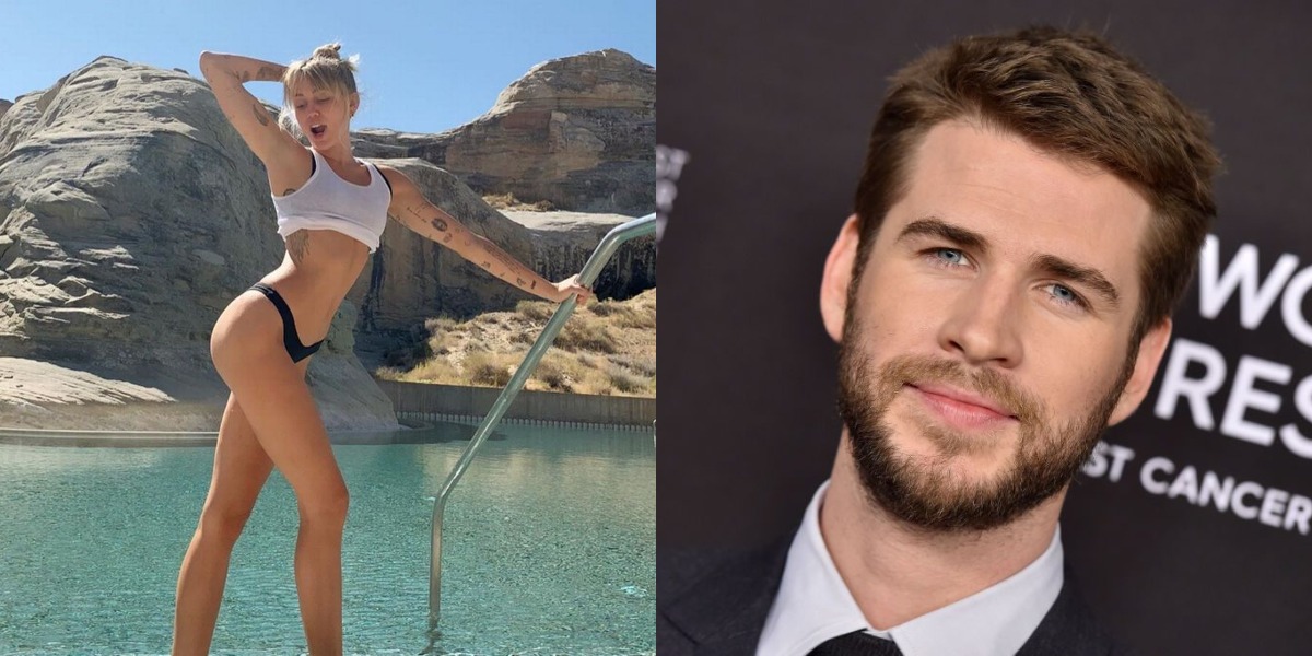 Miley Cyrus e Liam Hemsworth (Foto: Reprodução)