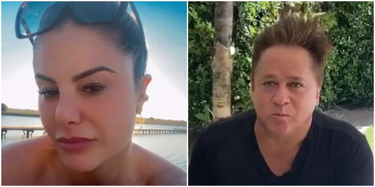 Poliana Rocha e Leonardo (Foto: Reprodução)