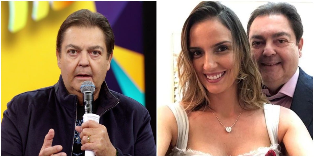 Faustão e Luciana Cardoso (Foto: Reprodução)