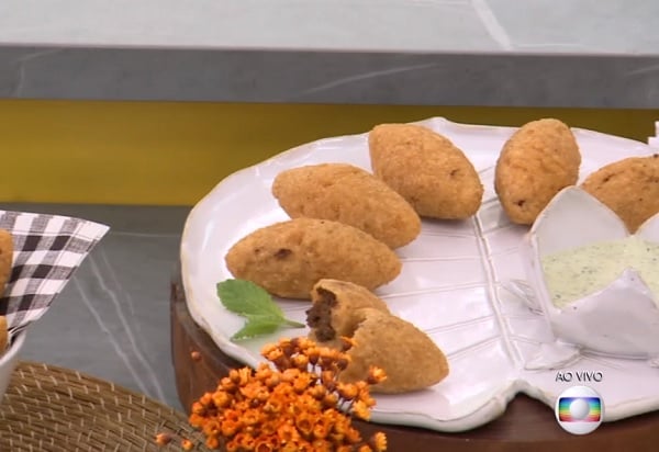 Quibe de arroz feito por Ana Maria Braga (Foto: Reprodução)