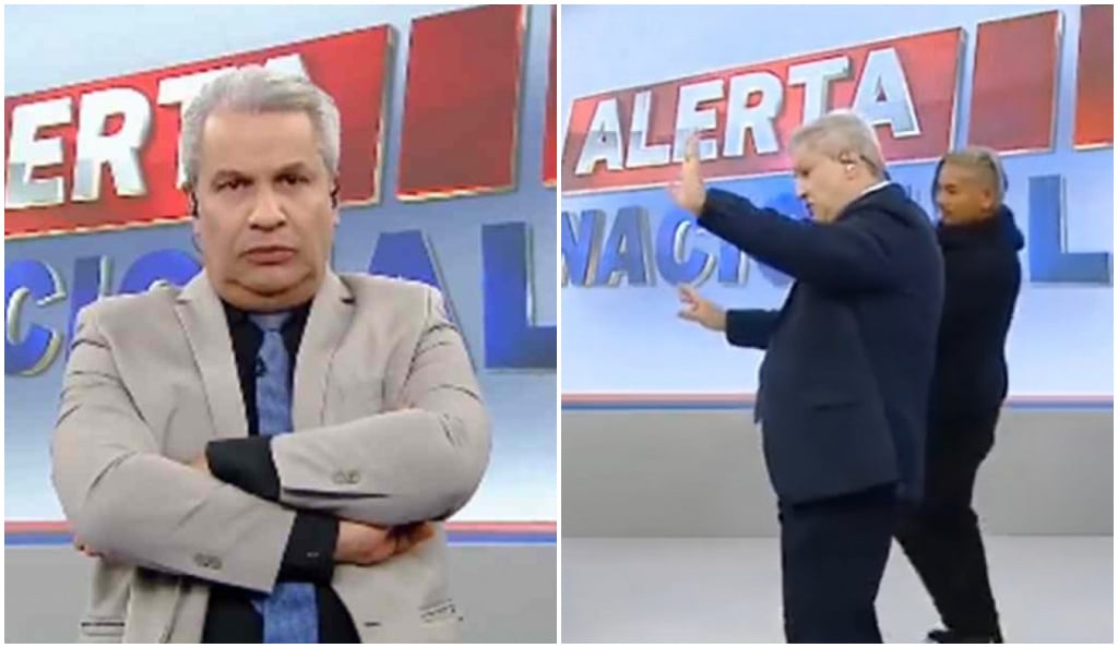O apresentador Sikêra Jr fez ritual ao vivo - Foto: Montagem
