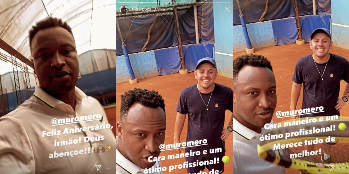 Thiaguinho se declarou para o professor (Foto: reprodução/Instagram)