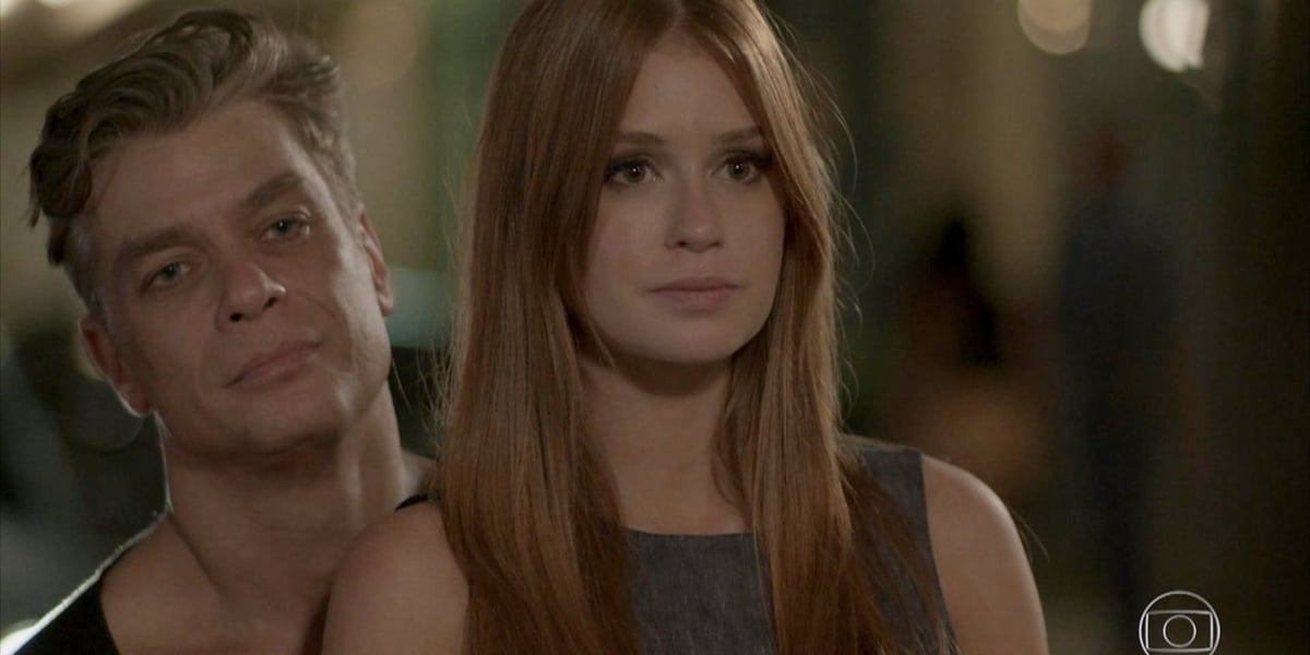 Fábio Assunção (Arthur) e Marina Ruy Barbosa (Eliza) em cena de Totalmente Demais; reprise teve maior audiência desde reestreia (Foto: Reprodução/Globo)