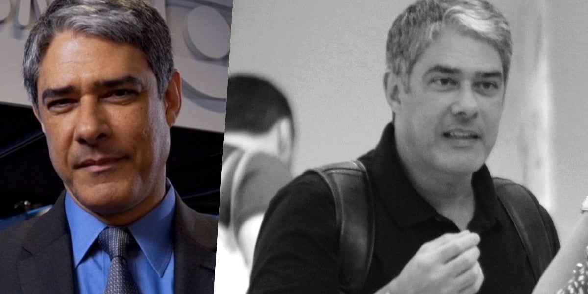 William Bonner criou um pequeno motim em um shopping (Foto: montagem)