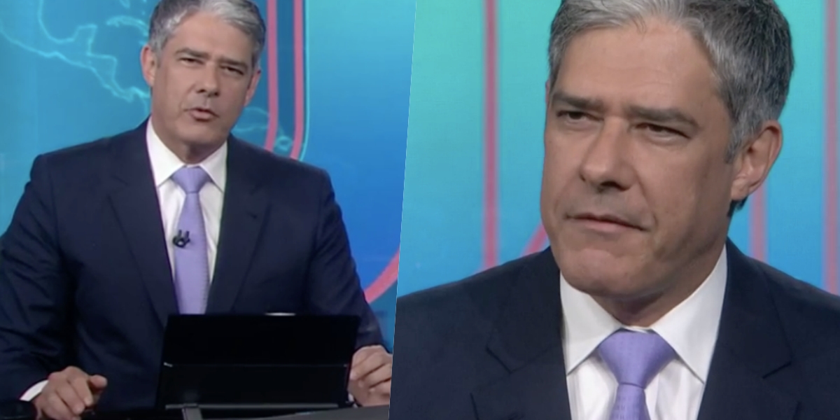 William Bonner comanda o 'Jornal Nacional' (Foto: reprodução/Globo)