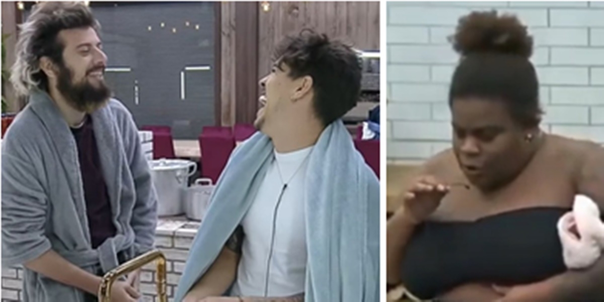 Biel e Cartolouco armam plano contra Jojo Todynho em A Fazenda 12 (Foto: Reprodução)