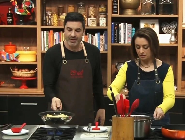 Catia Fonseca participa da estreia do The Chef (Foto Reprodução)
