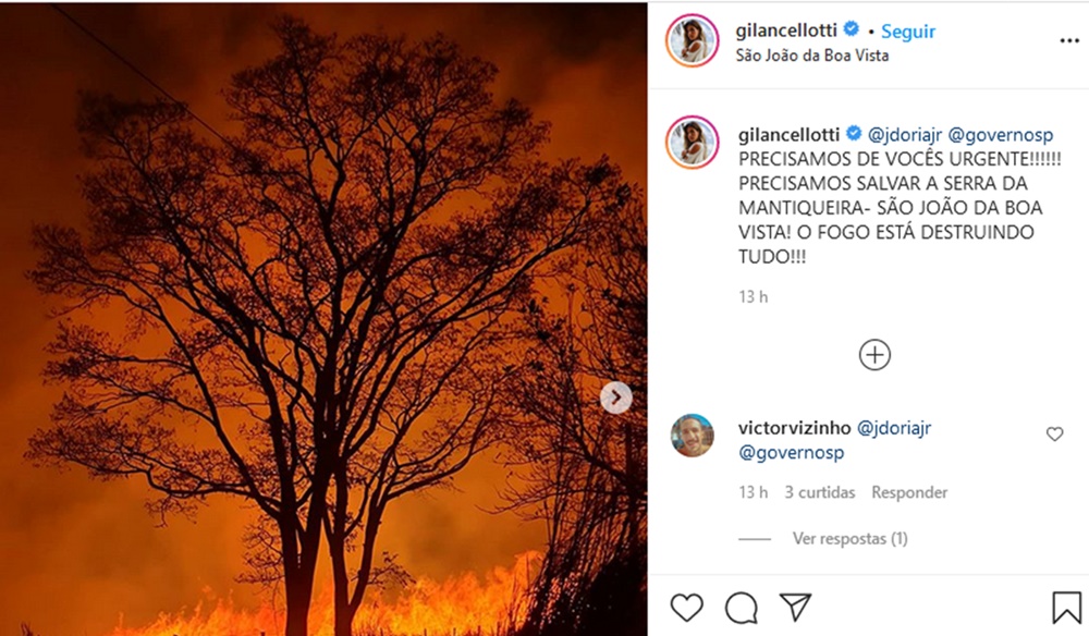 Publicação de Giovanna Lancelotti (Imagem: Reprodução)