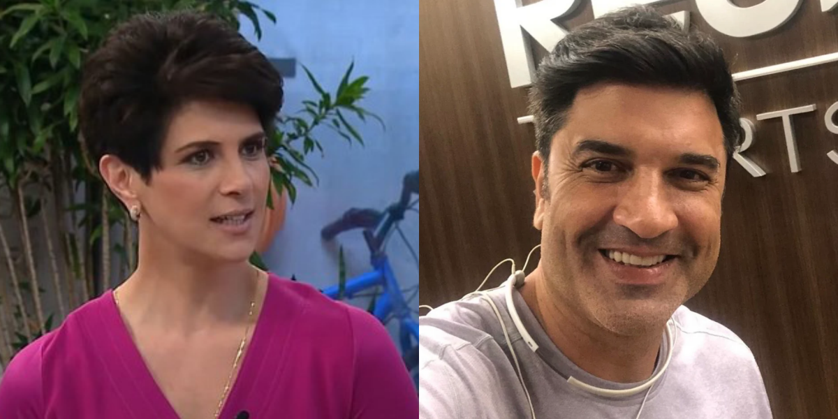 Edu Guedes tomou o horário que seria de Mariana Godoy (Foto: Reprodução/ Montagem)
